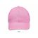 Casquette Sol’s rose/blanc
