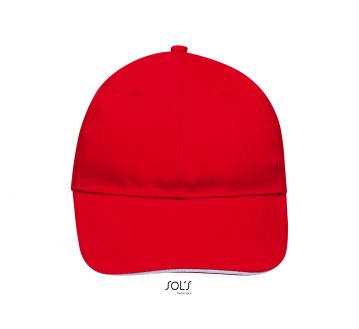 Casquette Sol’s rouge/blanc