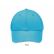 Casquette Sol’s turquoise / blanc