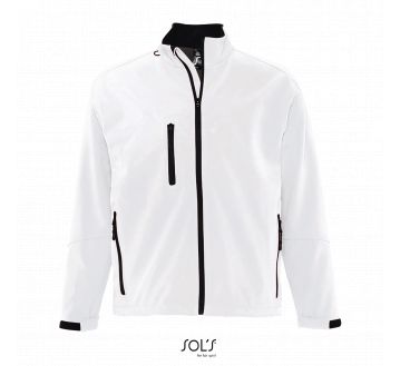Veste softshell homme Sol’s Relax blanc