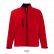 Veste softshell homme Sol’s Relax rouge piment
