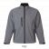 Veste softshell homme Sol’s Relax gris chiné