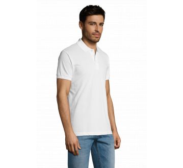POLO HOMME PRIME MANCHES COURTES POLY/COTON...