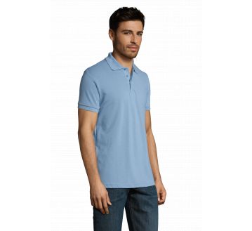POLO HOMME PRIME MANCHES COURTES POLY/COTON...