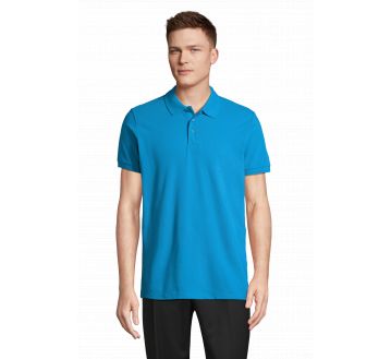 POLO HOMME PRIME MANCHES COURTES POLY/COTON...