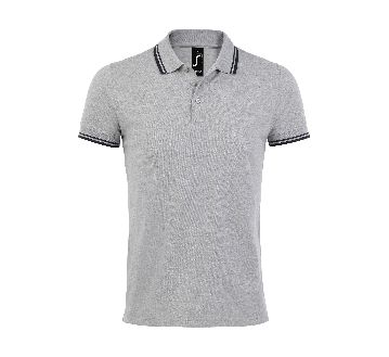 Polo PASADENA Sol’s gris / marine