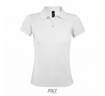 Polo PRIME WOMEN Sol's blanc
