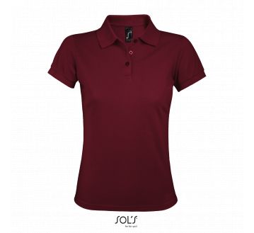 Polo PRIME WOMEN Sol's bordeaux