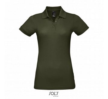 Polo PRIME WOMEN Sol's vert bouteille