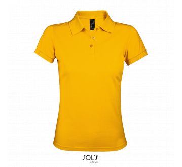 Polo PRIME WOMEN Sol's jaune