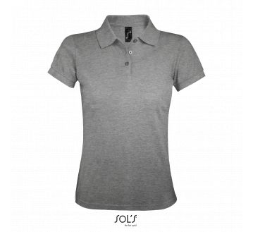 Polo PRIME WOMEN Sol's gris chiné