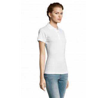 POLO FEMME PRIME MANCHES COURTES POLY/COTON...