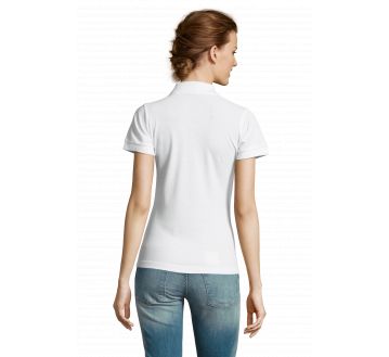 POLO FEMME PRIME MANCHES COURTES POLY/COTON...