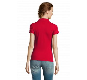 POLO FEMME PRIME MANCHES COURTES POLY/COTON...