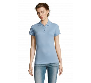 POLO FEMME PRIME MANCHES COURTES POLY/COTON...