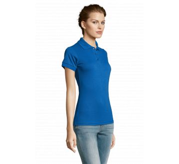 POLO FEMME PRIME MANCHES COURTES POLY/COTON...