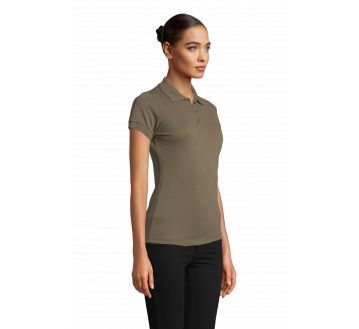 POLO FEMME PRIME MANCHES COURTES POLY/COTON...