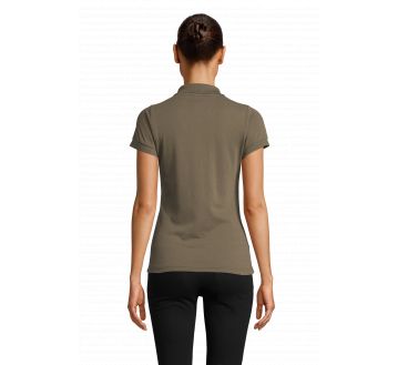 POLO FEMME PRIME MANCHES COURTES POLY/COTON...