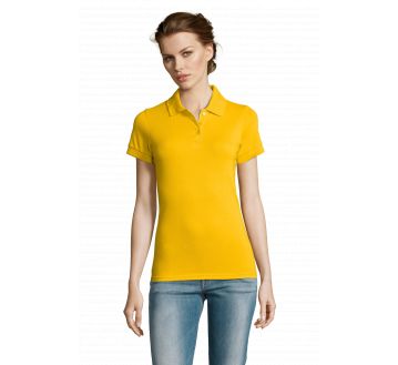 POLO FEMME PRIME MANCHES COURTES POLY/COTON...