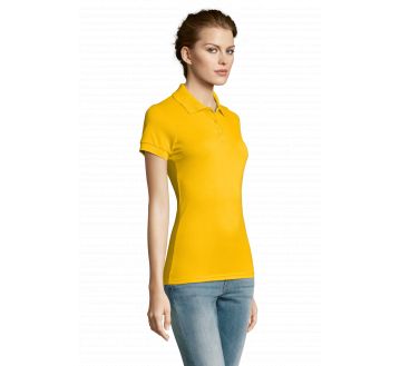 POLO FEMME PRIME MANCHES COURTES POLY/COTON...