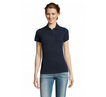 POLO FEMME PRIME MANCHES COURTES POLY/COTON...