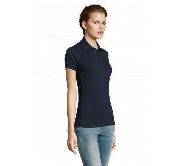 POLO FEMME PRIME MANCHES COURTES POLY/COTON...
