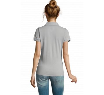 POLO FEMME PRIME MANCHES COURTES POLY/COTON...