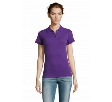POLO FEMME PRIME MANCHES COURTES POLY/COTON...