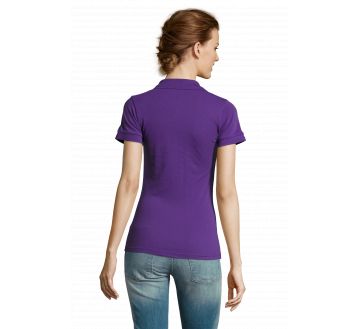 POLO FEMME PRIME MANCHES COURTES POLY/COTON...