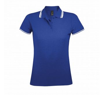 Polo PASADENA Sol’s royal / blanc