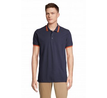 SOL'S PASADENA MEN French Marine / Orange fluo