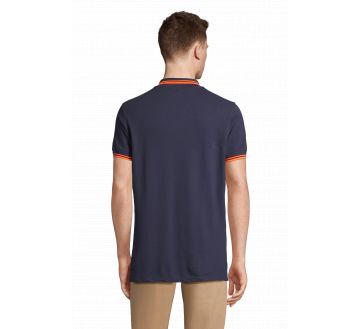 SOL'S PASADENA MEN French Marine / Orange fluo
