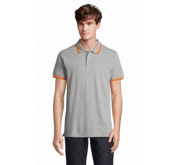 SOL'S PASADENA MEN Gris chiné / orange