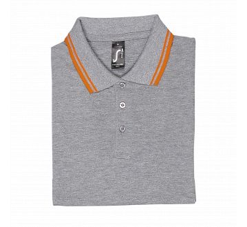 SOL'S PASADENA MEN Gris chiné / orange