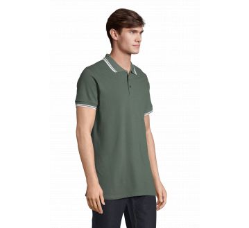 SOL'S PASADENA MEN vert forêt/blanc