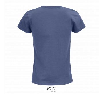 TEE-SHIRT COTON BIO FEMME CRUSADER 03581 - SOL'S