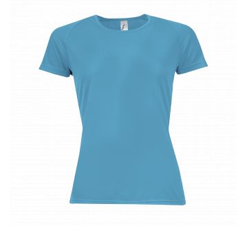 T-shirt SPORTY Sol’s French marine Aqua
