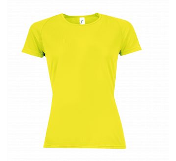 T-shirt SPORTY Sol’s jaune fluo