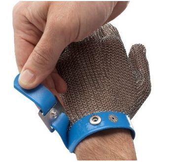 Système de fixation au poignet par bouton pression