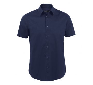 Chemise homme Sol's Broadway bleu foncé