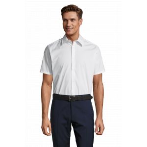 CHEMISE HOMME MANCHES COURTES BROADWAY STRETCH - SOL'S
