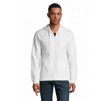 SWEAT ZIP A CAPUCHE STONE UNISEXE 01714 - SOL'S