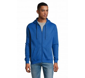 SWEAT ZIP A CAPUCHE STONE UNISEXE 01714 - SOL'S