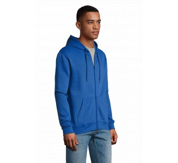 SWEAT ZIP A CAPUCHE STONE UNISEXE 01714 - SOL'S