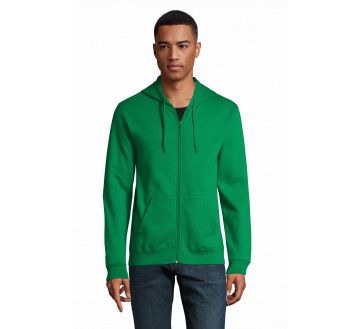 SWEAT ZIP A CAPUCHE STONE UNISEXE 01714 - SOL'S