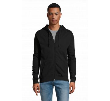 SWEAT ZIP A CAPUCHE STONE UNISEXE 01714 - SOL'S