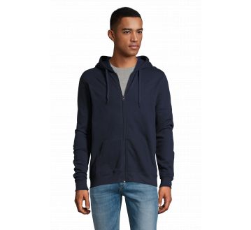 SWEAT ZIP A CAPUCHE STONE UNISEXE 01714 - SOL'S
