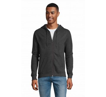 SWEAT ZIP A CAPUCHE STONE UNISEXE 01714 - SOL'S