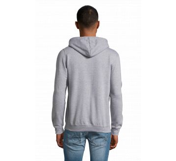 SWEAT ZIP A CAPUCHE STONE UNISEXE 01714 - SOL'S