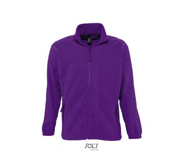 Polaire homme Sol’s North violet foncé